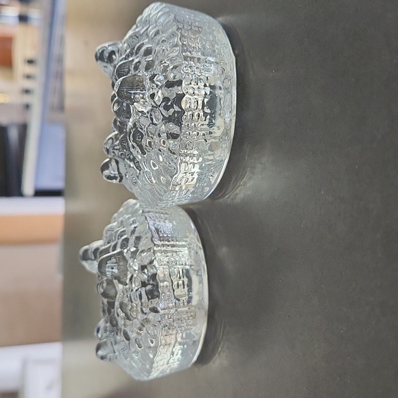 Pair of littal Finland Ultima Thule crystal candle holders.  Flawless - Picture 3 of 5